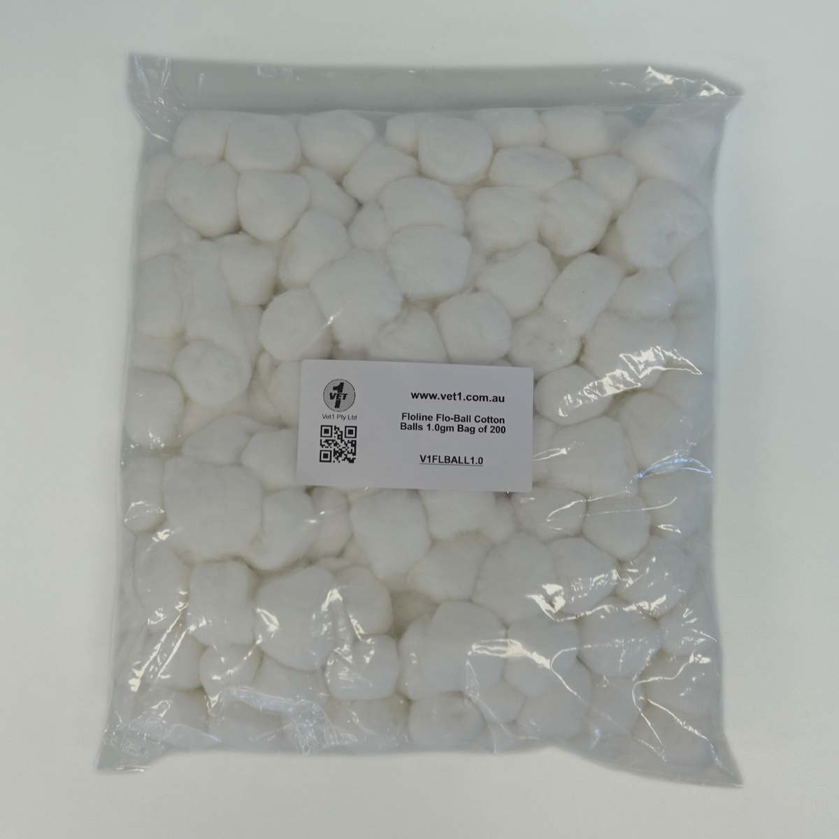 Floline Flo-Ball Cotton Balls 1.0gm Bag of 200