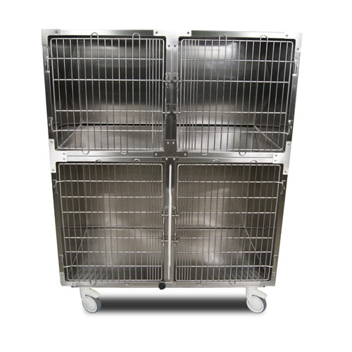 Cage Bank 12041 S/Steel Mobile & Divider