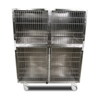 Cage Bank 12041 S/Steel Mobile & Divider
