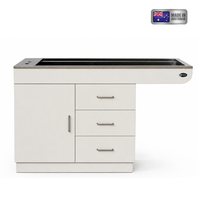 Prep & Treat Tub Cabinet - Door & 3 Drawers