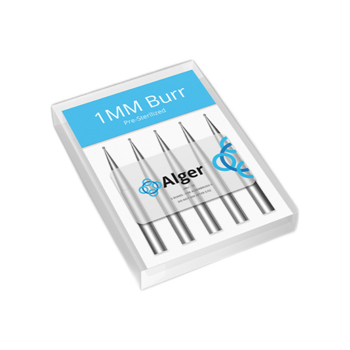 AlgerBrushII-sterile 1.0mm-Burr-Box (5)