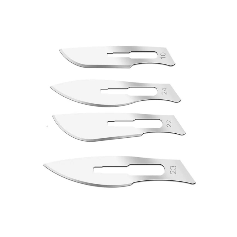 Surgical Scalpel Blades Carbon Steel Box of 100 - Various Sizes Available