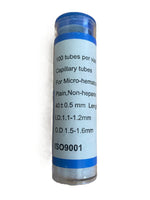40mm Micro Hema tubes (Blue) Non-Hep