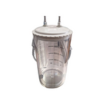 Suction Jar with Lid Complete Polycarbonate 4L