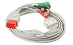 Generic Bionet BM5 ECG Cable 3 Lead 12 Pin