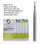 Dental Carbide Bur V1FG1/4 19mm (Pack of 5)