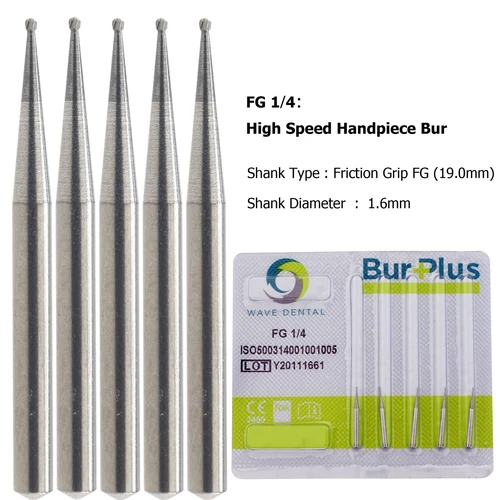 Dental Carbide Burs – 19mm FG (Various Codes Available) - Pack of 5