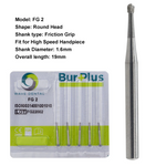 Dental Carbide Bur V1FG2 19mm (Pack of 5)