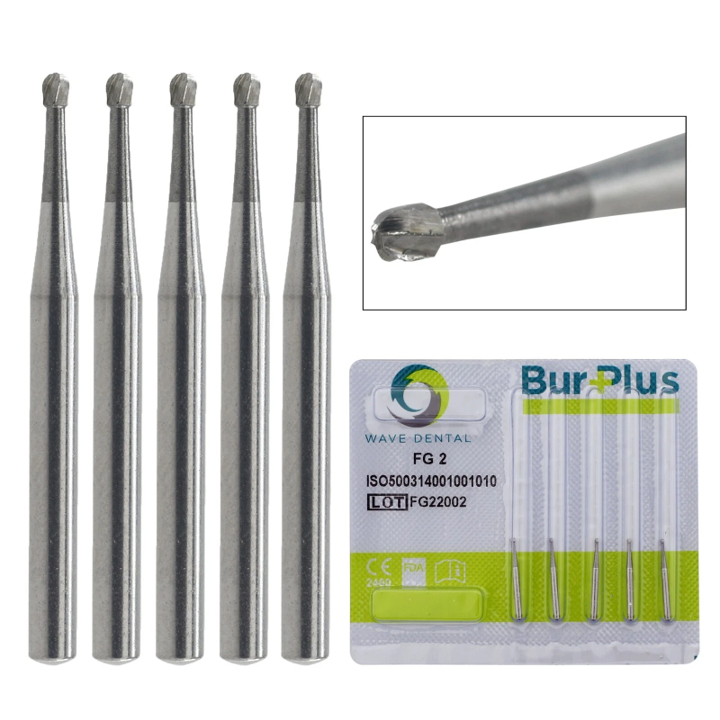 Dental Carbide Bur V1FG2 19mm (Pack of 5)