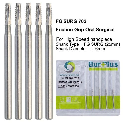 Dental Carbide Burs – 25mm FG (Various Codes Available) - Pack of 5