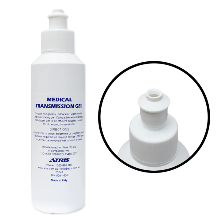 Ultrasound Gel Blue 250ml - Push Pull Cap