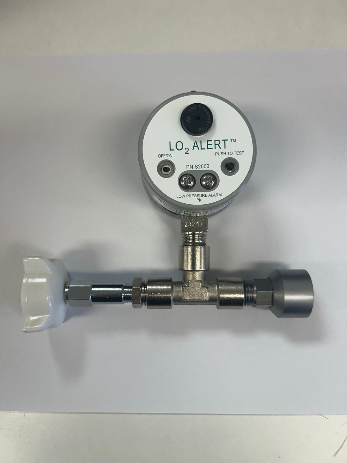 Oxygen Pipeline Low pressure alarm with gauge
