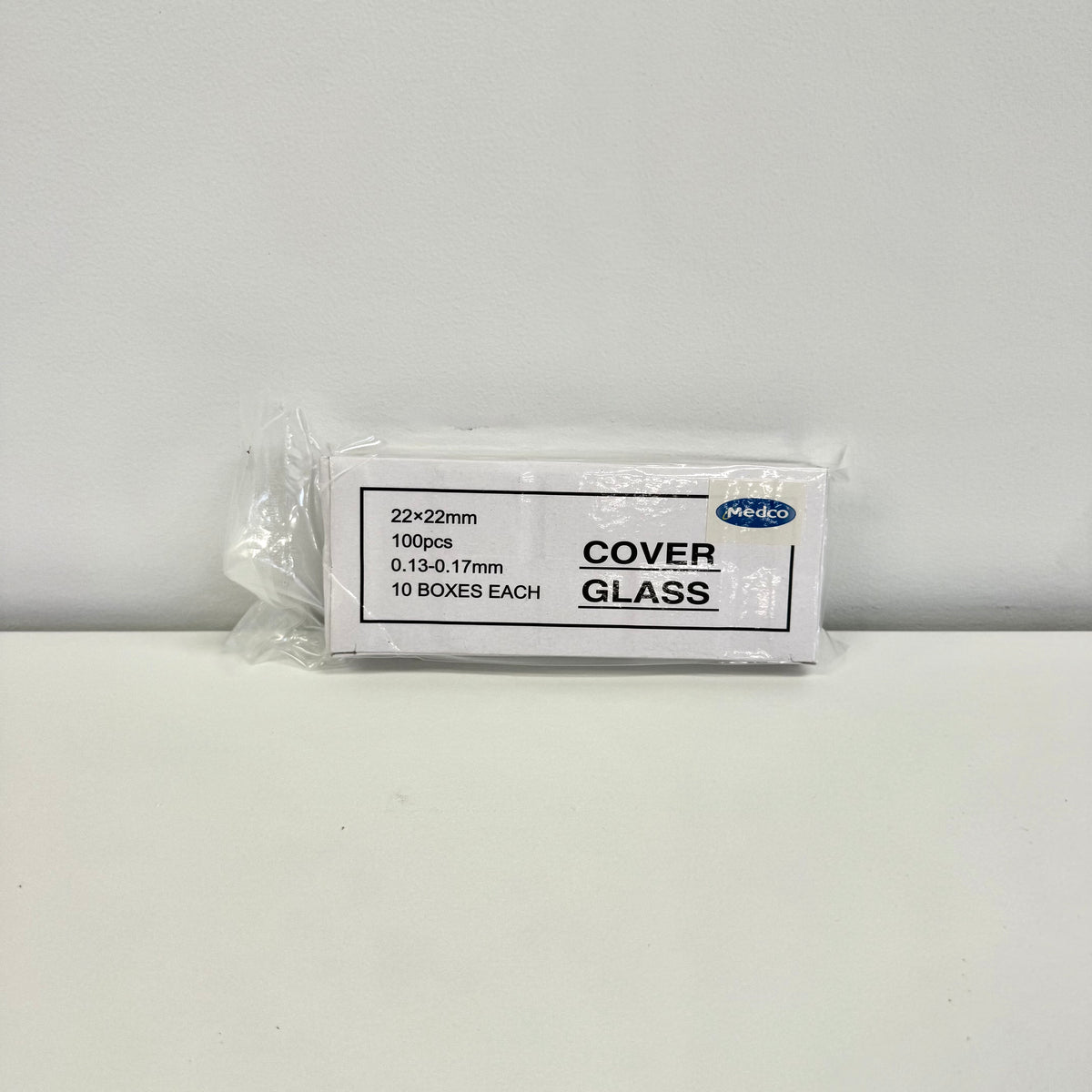 Microscope Cover Slips 22 x 22mm Box of 100