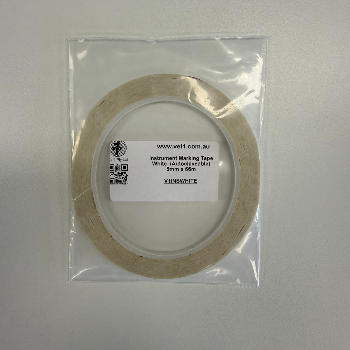 Instrument Marking Tape White(Autoclaveable) 5mm x 66m