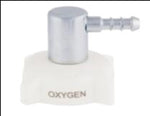 Oxygen Hand Wheel Kit - White Right Angle