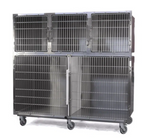 Cage Bank 3180 S/Steel Mobile & Divider