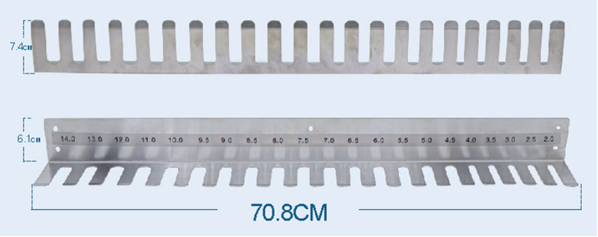 Vet S/Steel Endo Tube Rack 2mm to 14mm