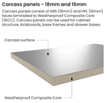 Consult Table Premier - With Cabinet & Draws 150 x 60 x 90cm