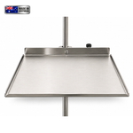 Vet1 IV Pole Mounted Flat S/S Tray