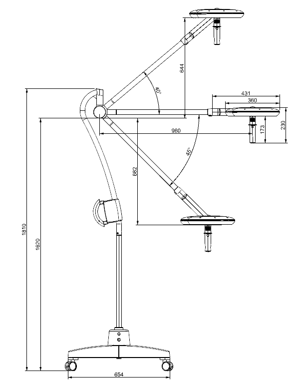 XR1 Pro LED Theatre Light - Mobile