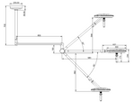 PML30 LED Exam Light - Ceiling Mount