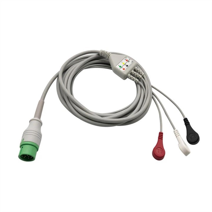 Comen/Anitek 3 Lead ECG Cable
