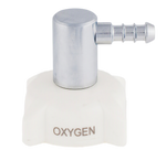 Oxygen Hand Wheel Kit - White Right Angle