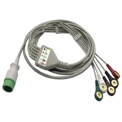 Comen/Anitek 5 Lead ECG Cable