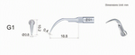 Max Piezo 6+ Ultrasonic Dental Scaler Tip G1