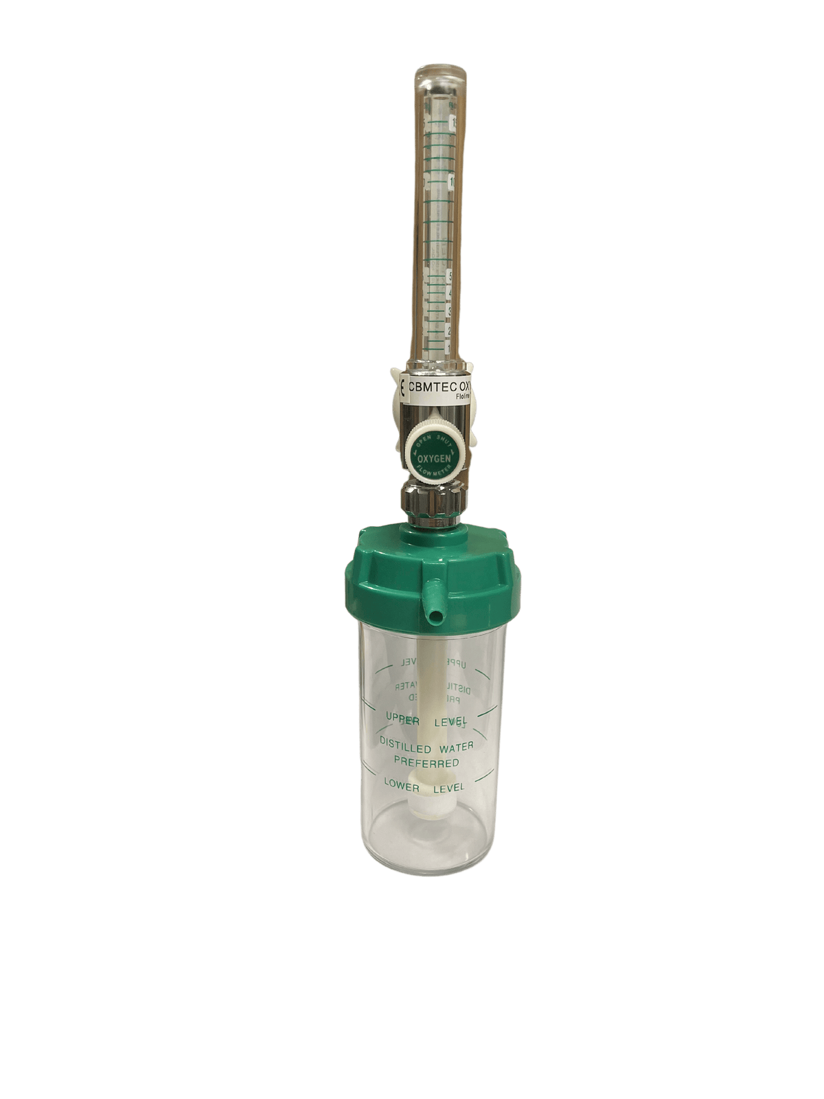 O2 Therapy Flowmeter 0-15LPM & Jar Wall Mount