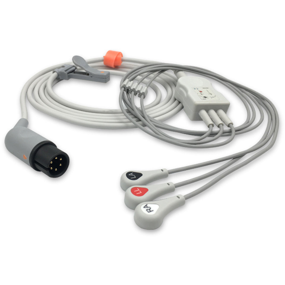 Generic Mindray/EDAN 3 Lead ECG 6 Pin