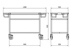 Veterinary Stretcher Trolley