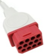 Generic Bionet BM5 ECG Cable 3 Lead 12 Pin