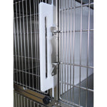 Cage Bank 18051 S/Steel Mobile & Divider - 2 Level