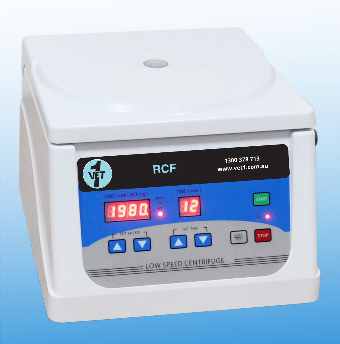 8 x 10ml Rotor RCF Centrifuge