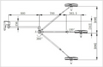 CLED38 LED Wall Mounted Procedure Light 100,000 LUX