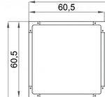 Cage Pod Single Stainless Steel 61cm x 61cm