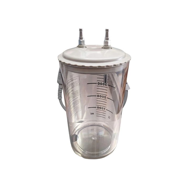 Suction Jar with Lid Complete Polycarbonate 4L