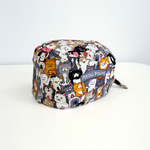 Unisex Printed Scrub Cap - Meow Power