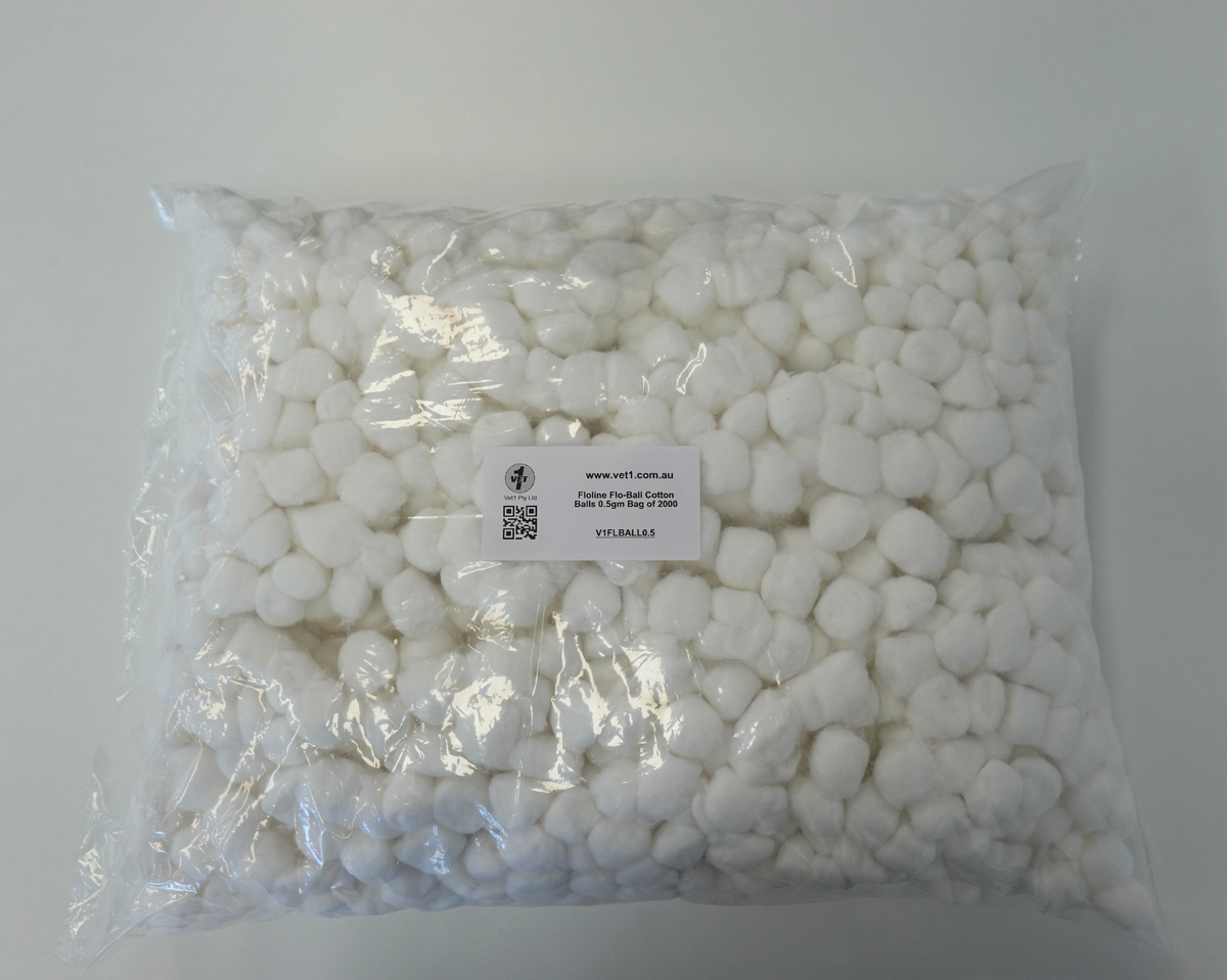 Floline Flo-Ball Cotton Balls 0.5gm Bag of 2000