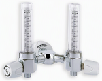 Oxygen Therapy Flowmeter 0-15LPM Dual