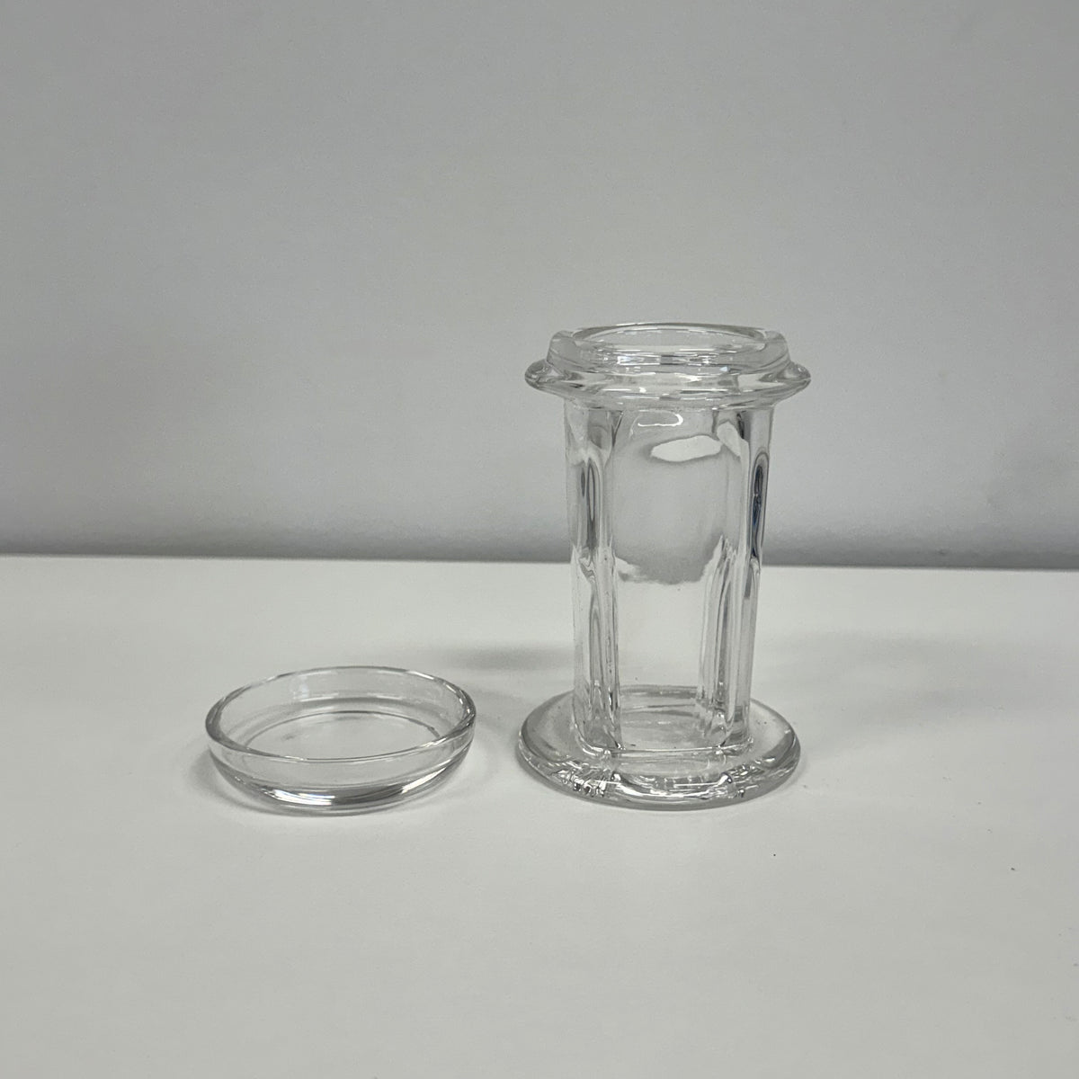 Microscope Coplin Glass Jar with Lid