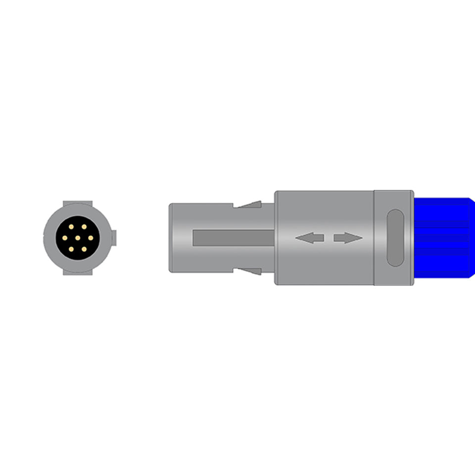 Generic Biolight SpO2 Ext Cable 7 Pin
