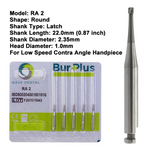 Dental Carbide Bur RA 2 19mm (Pack of 5)