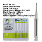Dental Carbide Bur RA 699 19mm (Pack of 5)