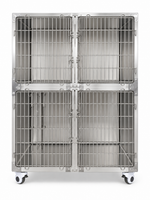 Cage Bank 1120-2 S/Steel Mobile & Dividers