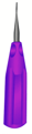 Winged elevator 1mm Purple aluminium anodised -
