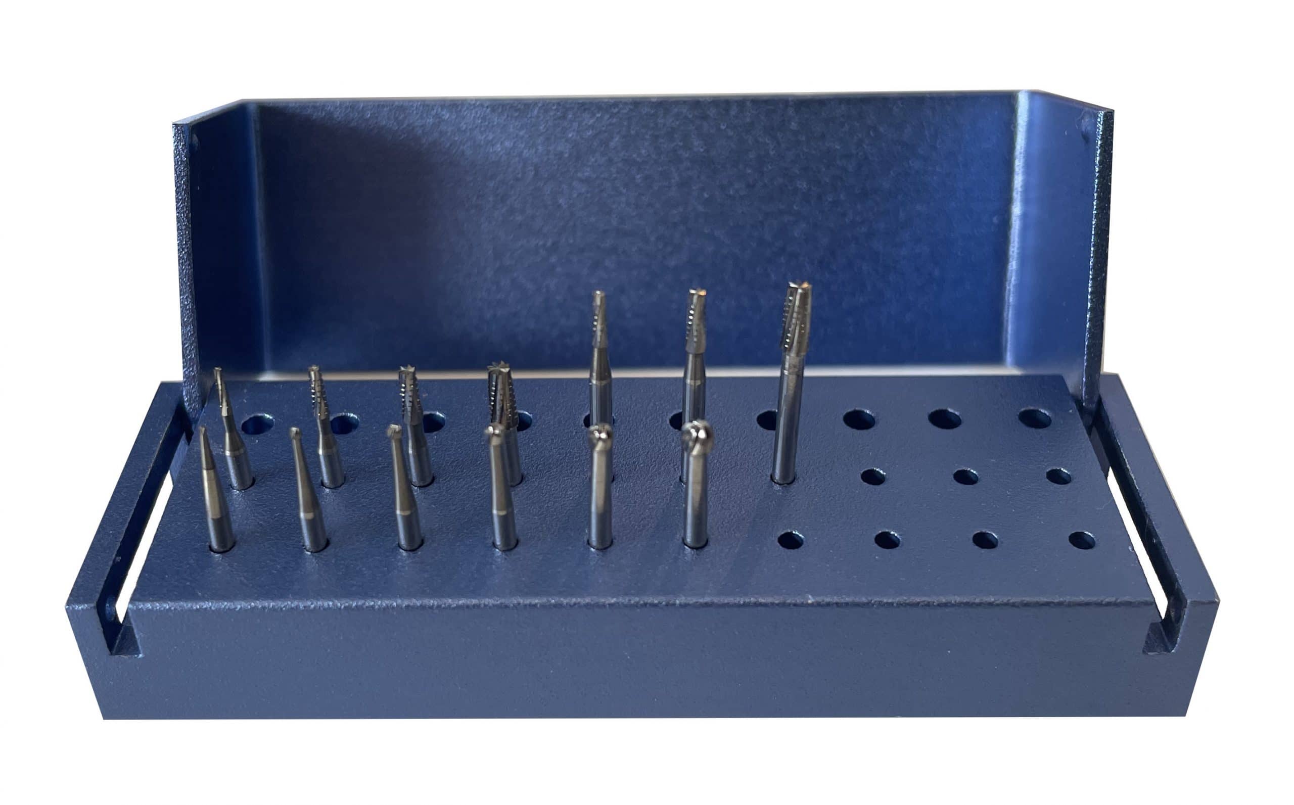 Ear Bur Kit Dental Bur Kit - Complete with Holder 10x FG burs 3 x FG Surgical Burs ...