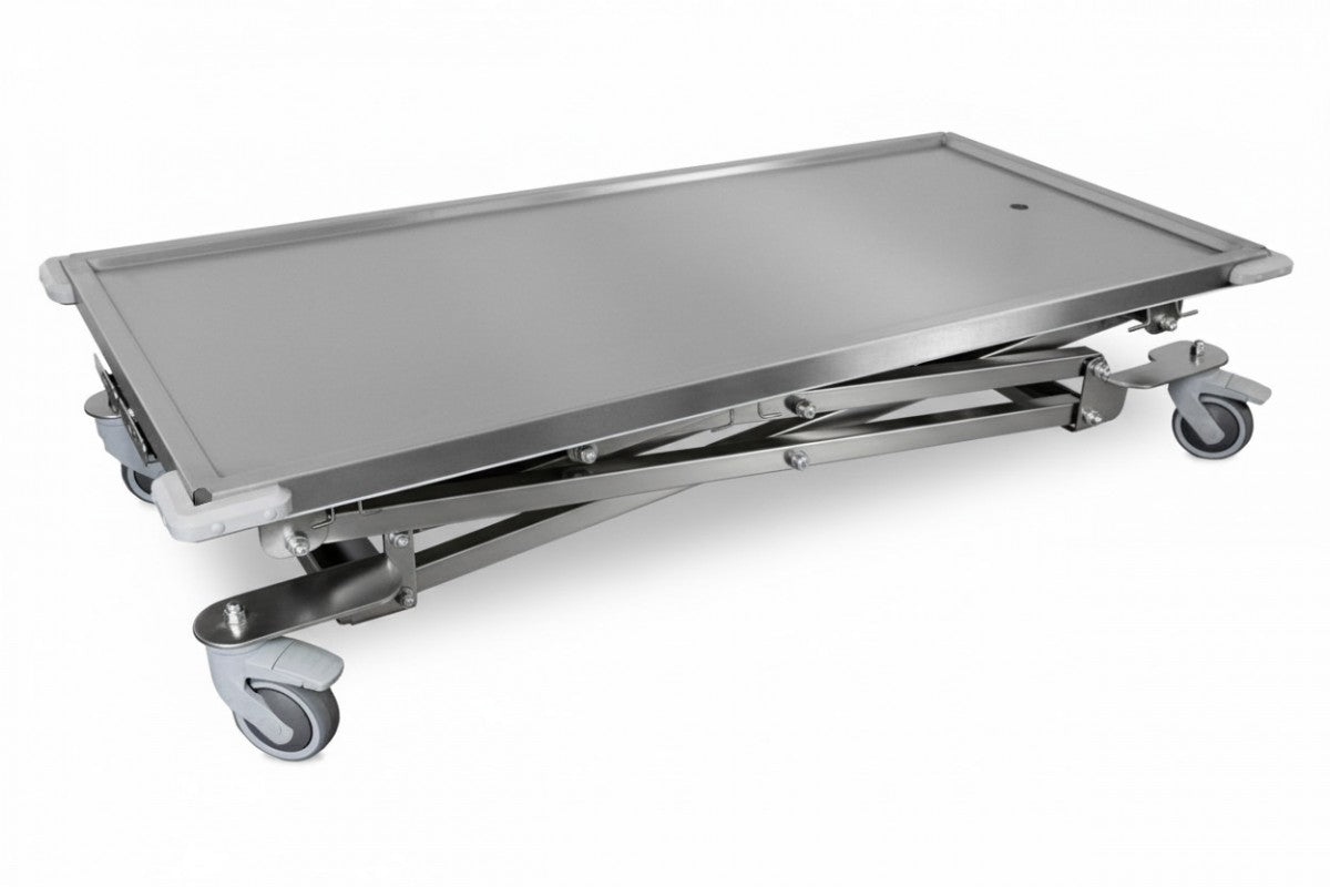Maxi-lift Treatment & Transport Table inc Cushion - Stainless Steel