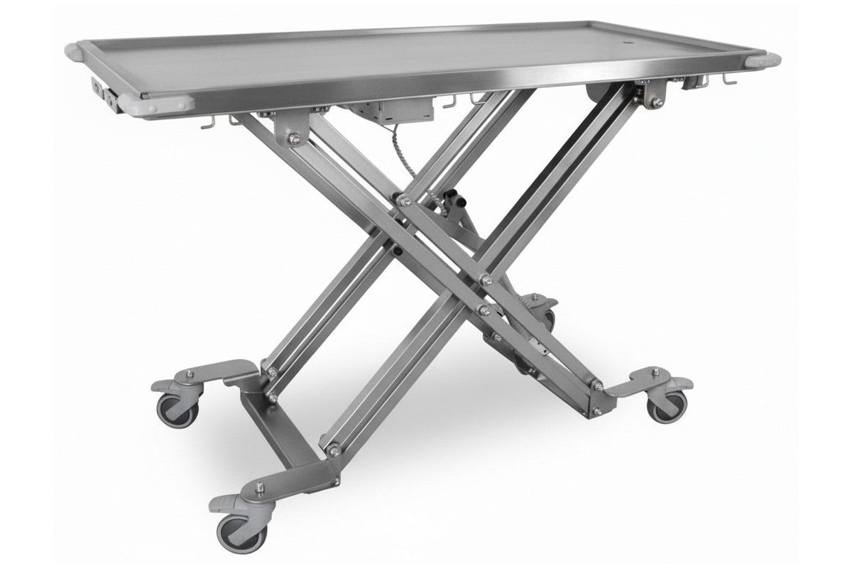 Maxi-lift Treatment & Transport Table inc Cushion - Stainless Steel
